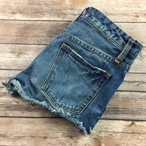 FREE PEOPLE BUTTON FLY DENIM SHORTS